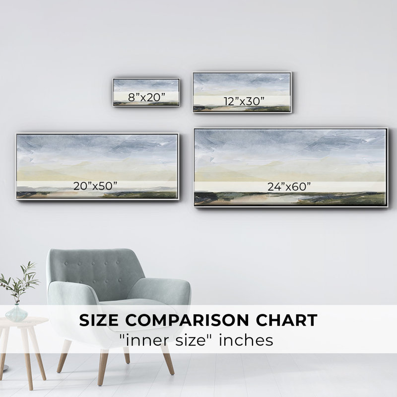 Green Ridge II- Framed Canvas