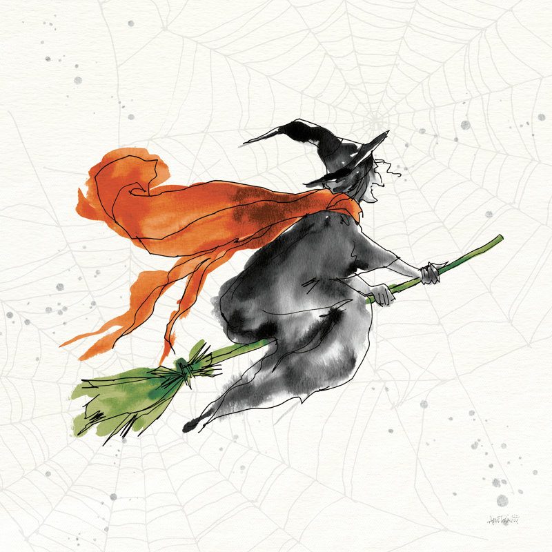 «Phantom Witch» par Anne Tavoletti - reproduction d'art sur toile tendue, H 36 po x l 36 po