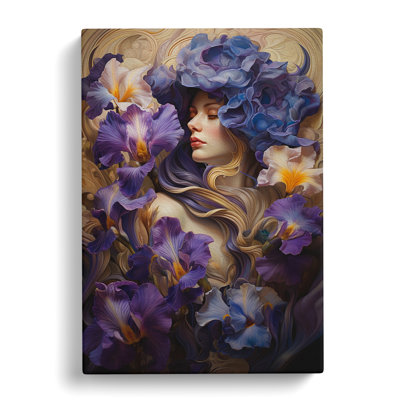 Iris Flower Renaissance - No Frame Print