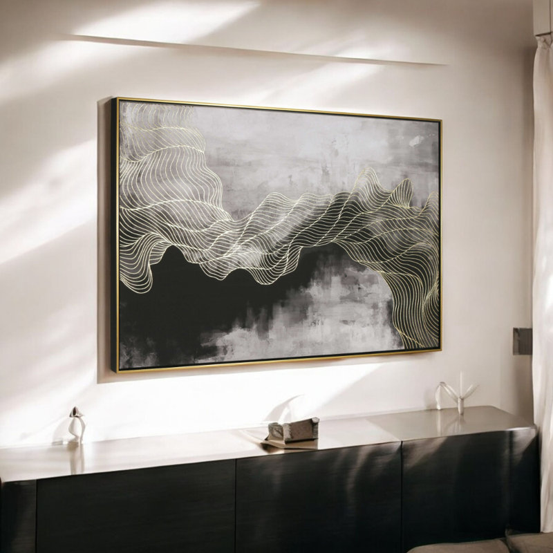 Golden Path, toile encadrée