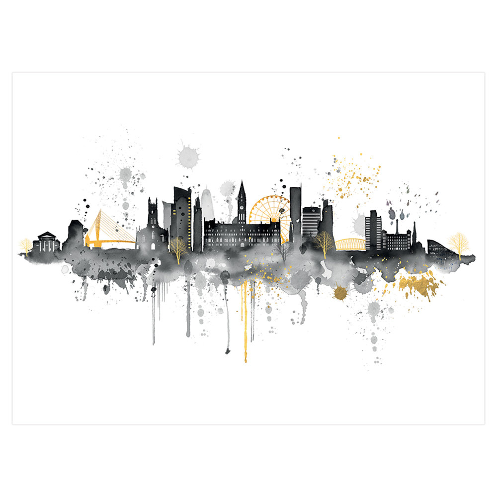 SUMMER THORNTON (MANCHESTER SKYLINE) 60X80 CANVAS - Canvas