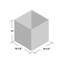 Bac de rangement en tissu Cubeicals