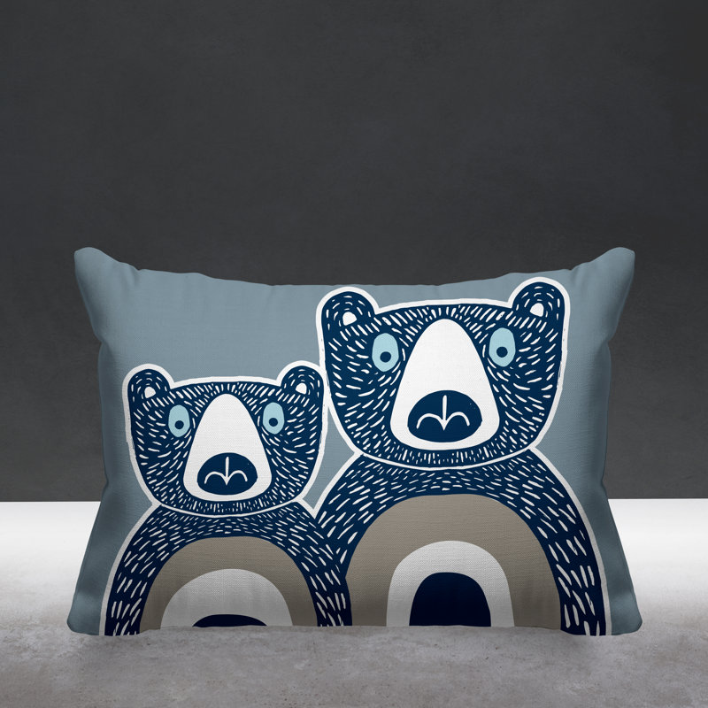 Coussin Berny, 14 po x 20 po, Ardoise, Rectangle