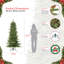 Lighted Artificial Fir Christmas Tree-194673840