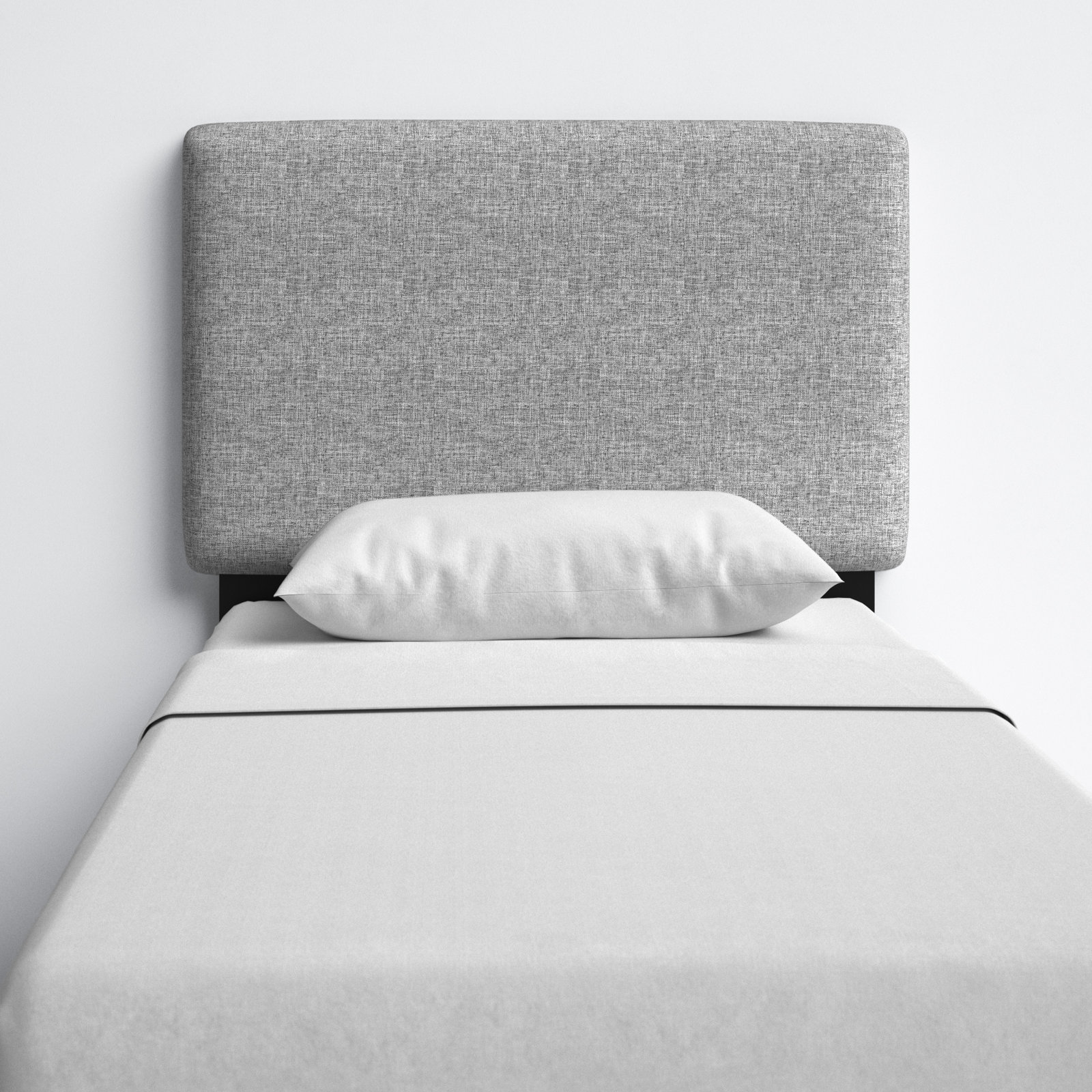 Eisley Pine Headboard, Twin, Zuma Pumice Textured Linen