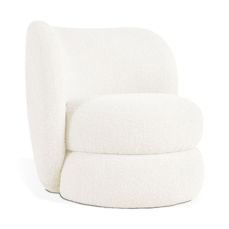 Forme Barrel Chair, Dover Dover Boucle
