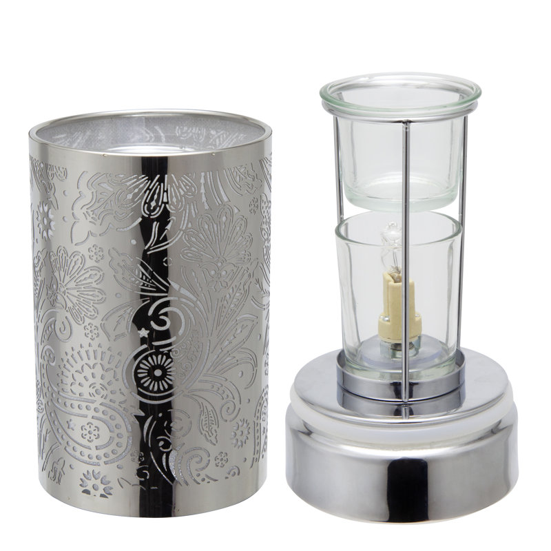 Lampe tactile / brûleur à mazout / chauffe-cire argenté 7 po Aiten