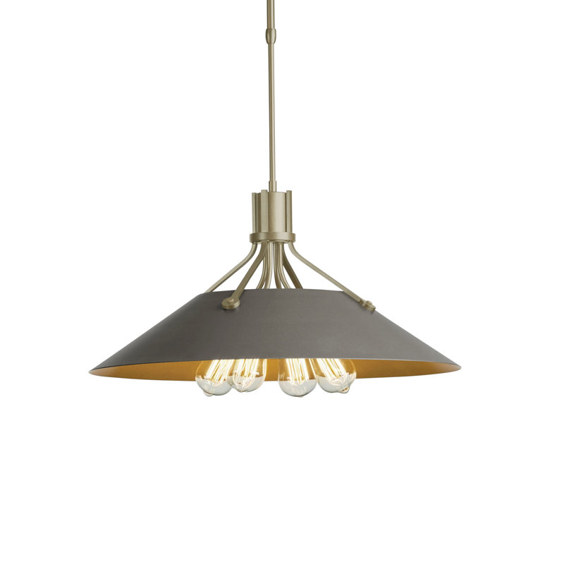 Henry 4 - Light Single Cone Pendant, Natural Iron, Oil Rubbed Bronze