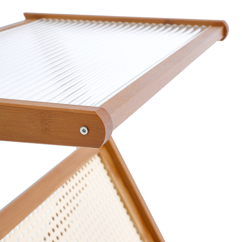 Glass Top End Table
