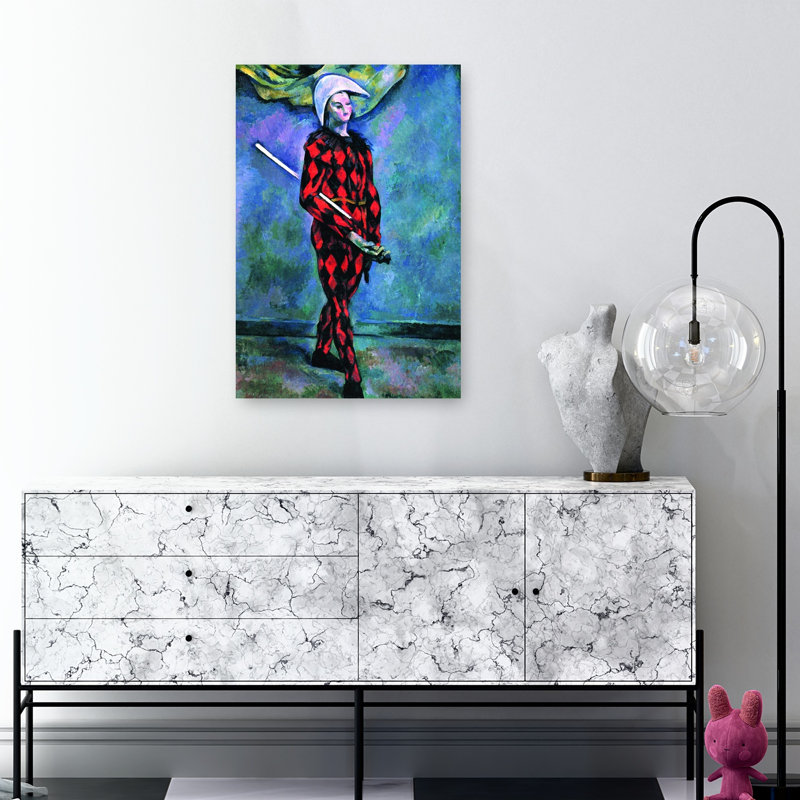 Harlequin Classic Abstract Contemporary Wall Art Print, 36" H x 24" W