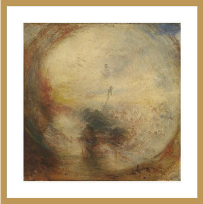Light and Colour (Goethe's Theory)  - the Morning after the Deluge - Moses Writing the Book of Genesis by Joseph Mallord William Turner -Framed Giclee Print