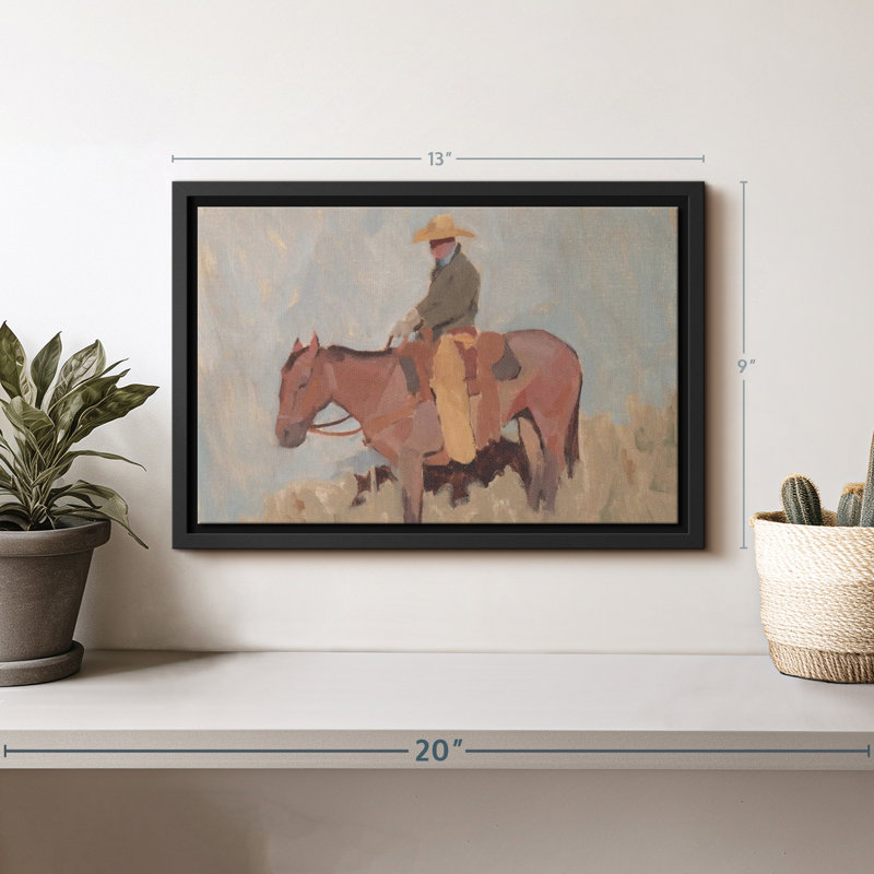 " Ranch Hand II Canvas Print ", 9" H x 13" W