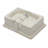 22"x15.5" White Ceramic Rectangular Undermount Bathroom Sink with Overflow