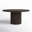 Mango Solid Wood Pedestal Dining Table-235319749