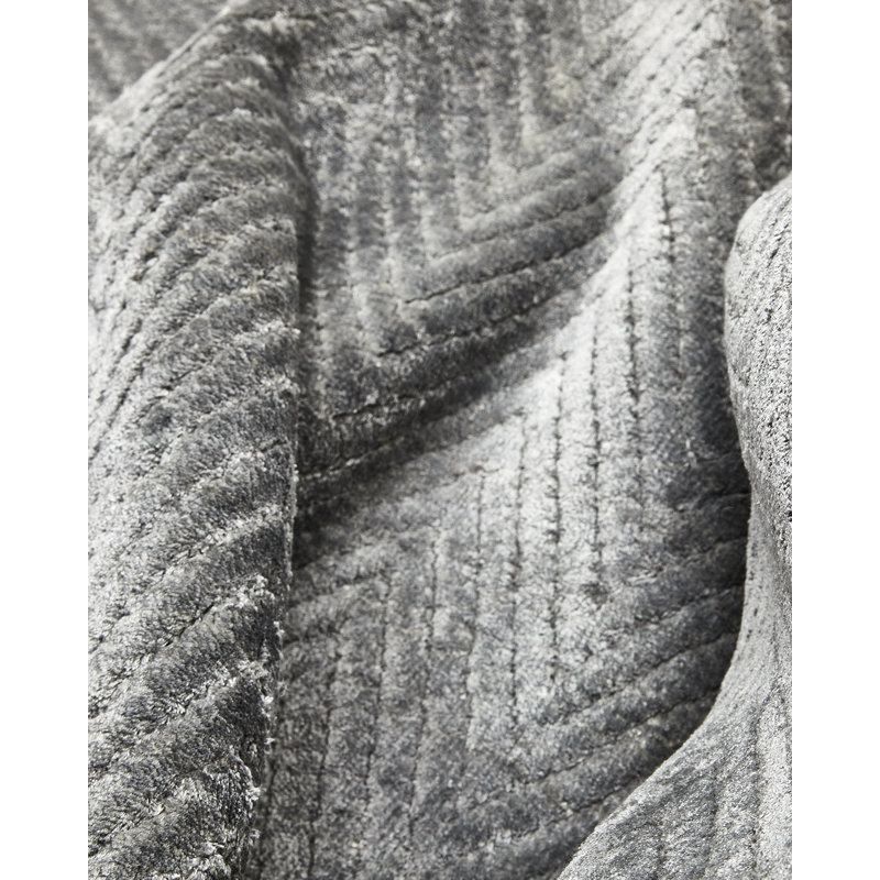 Chevelle Area Rug in Charcoal, Rectangle 5' x 8'