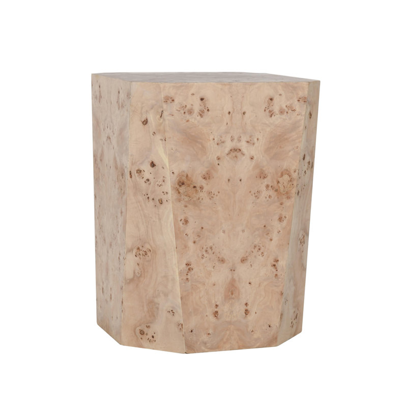 Avena Wood End Table, Natural