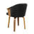 Arvion Faux Leather Swivel Barrel Chair-328441681