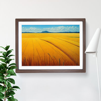 Stellar Wheat Field - Framed Print
