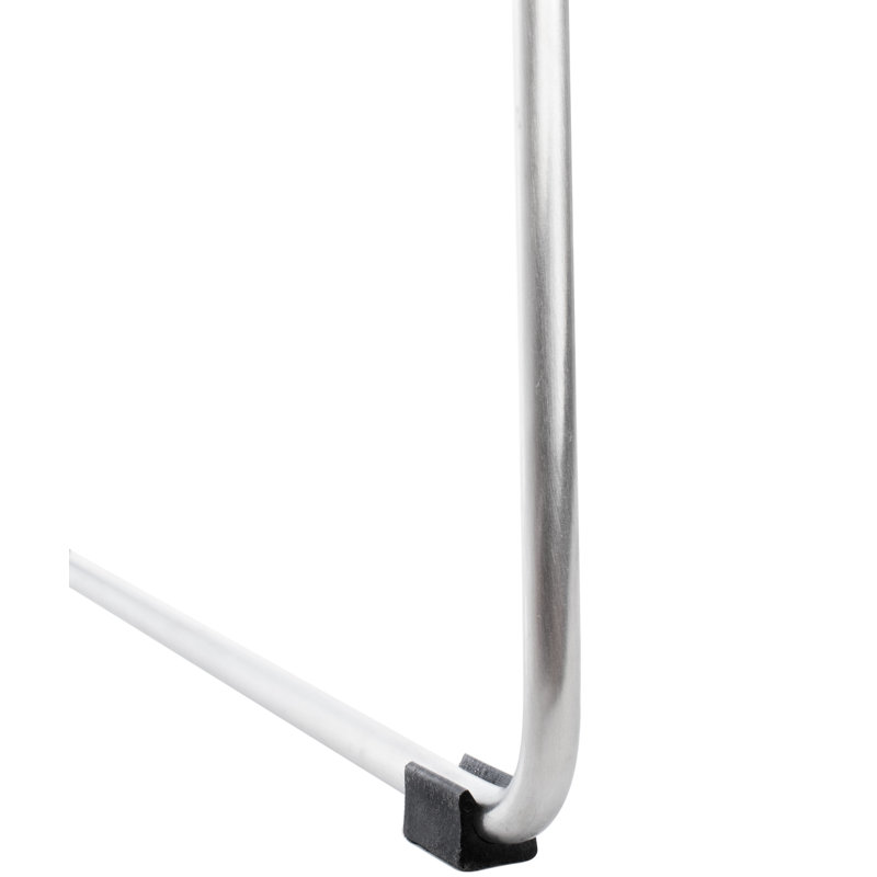 Tabouret de comptoir 27 po Chaliah, Gris clair, Argent