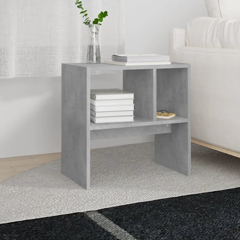 Table basse vidaXL, Gris béton, Gris béton