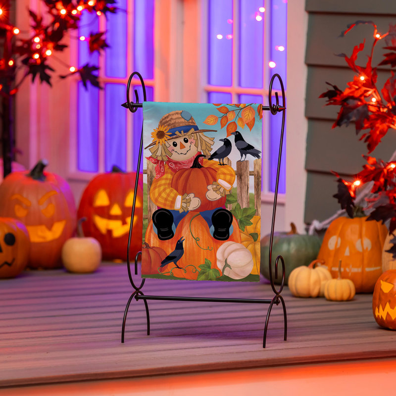 Drapeau de jardin Friends & Scarecrow