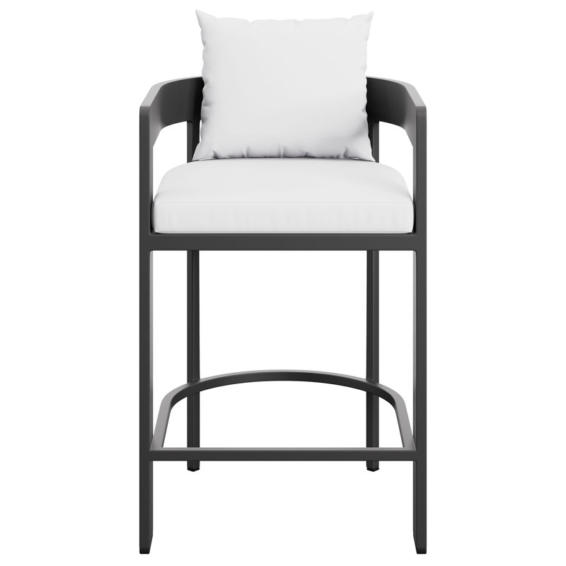 Tabouret de comptoir Tahoe, 26.5", Blanc