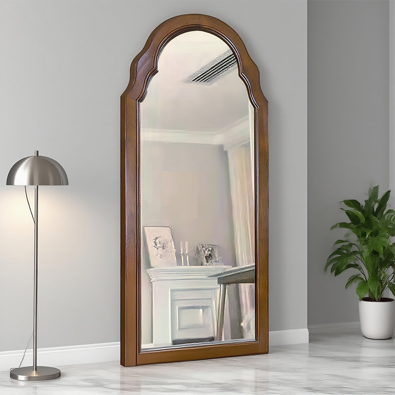 American-Style Vintage Wall-Mounted High-Definition Full-Body Mirror For Placement, 59.06" x 23.62"