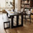 Black Rectangular Solid Wood desks-2081405700