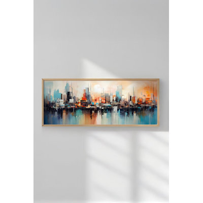 Peinture décorative encadrée