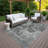 Machine Washable Indoor/Outdoor Francky ACN2361 Casual Rug-426184731
