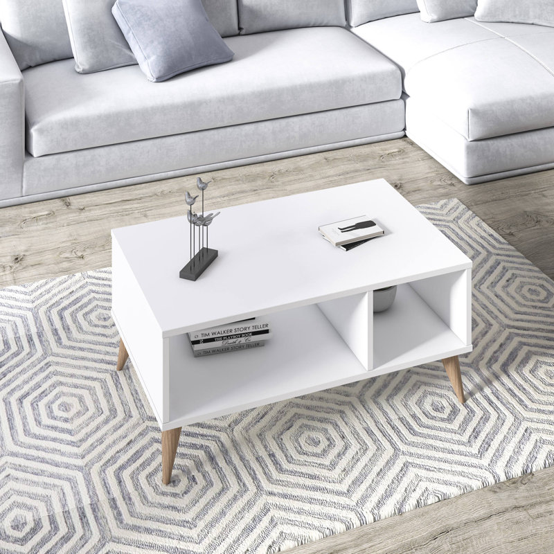 Four Leg Coffee Table with Storage