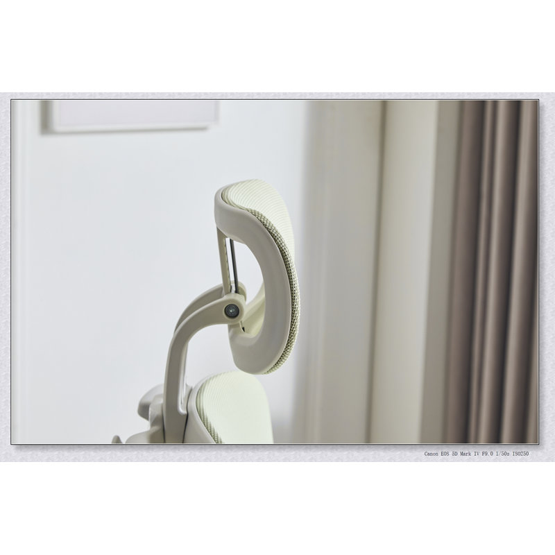 Chaise de bureau ergonomique avec repose-pieds, chaise d'ordinateur à dossier haut avec soutien lombaire dynamique et appui-tête 2D pour un confort de travail optimal.