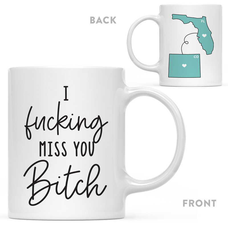 Ceramic Coffee Mug, Florida And Colorado