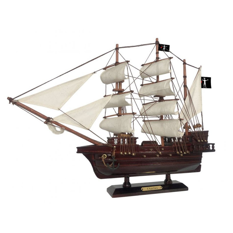Modèle de bateau pour pirate charles voiles Munroe