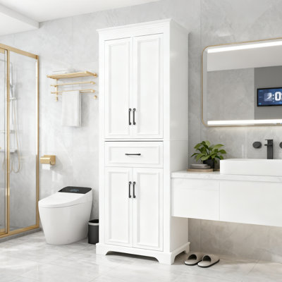 70.8" Freestanding Vanity, Easy Assembly with Adjustable Shelves