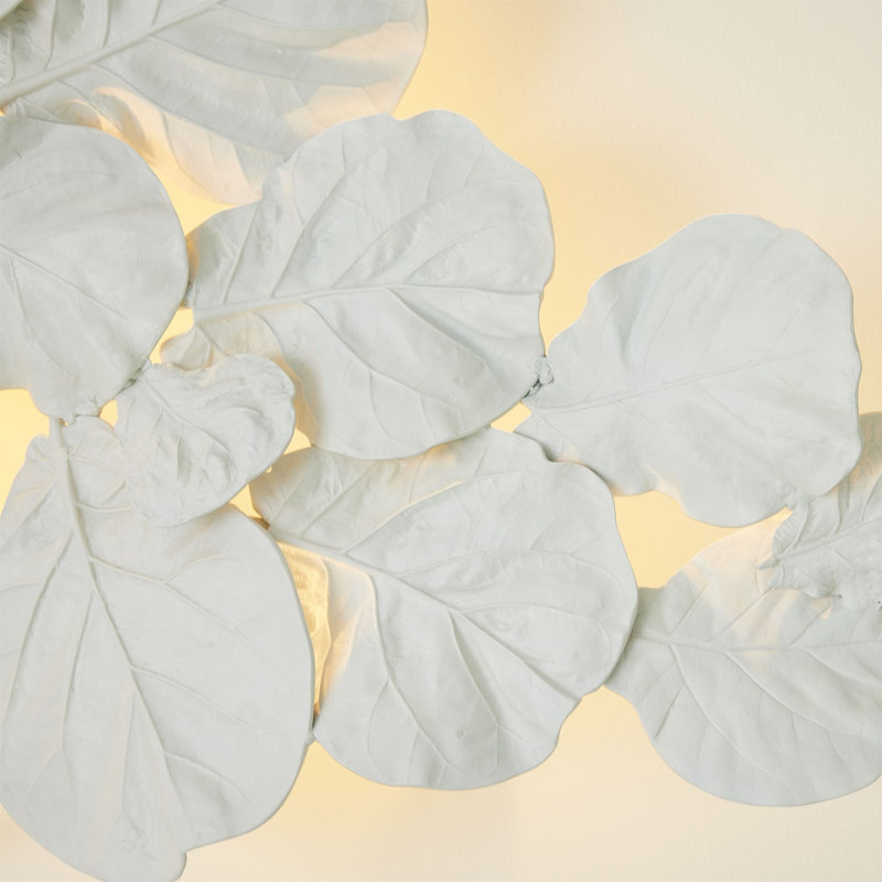 Fiddle 18 - Light Design Wall Light, Chalk White
