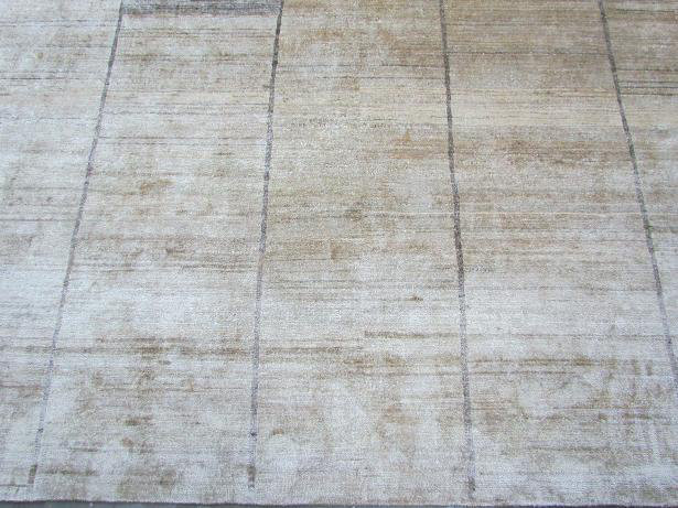 Rumi Silk Coconut Area Rug, Rectangle 7'9" x 10'9"