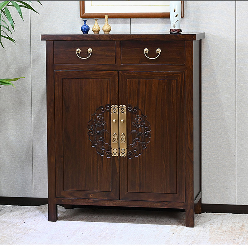 20 Pair Solid Wood Shoe Storage Cabinet