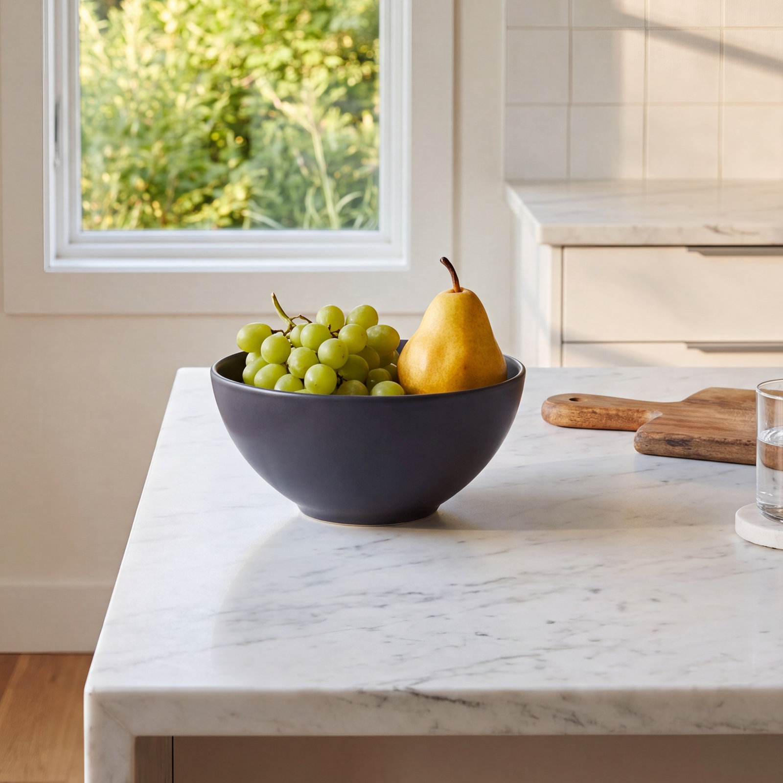 Ceramic Serving Bowl, Beige