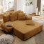 Canapé-lit convertible sans cadre avec rangement latéral et canapé intérieur pour la détente