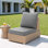 Ensemble de coussins extérieurs Henley Sunbrella pour meubles de patio ou de jardin