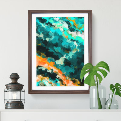 The Beginning Abstract - Framed Print