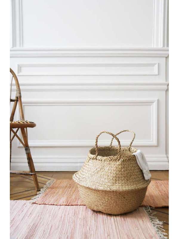 Bay Isle Home Feddalat Wicker Box, Natural, 26cm H x 27cm W x 27cm D