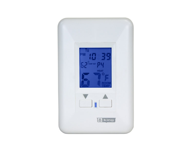 THERMostat programmable avec interrupteur de ventilateur 120 V, 2 lignes de tension, 12 ampères
