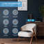 1000ml Electric Dehumidifier - Quiet Touch Screen Auto Shut Off-122560828