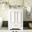 Meuble-lavabo de 24 po avec lavabo en céramique, poignées de meuble autoportantes modernes argentées, portes à fermeture douce, grand meuble-lavabo de rangement, inclus, fonctionnel-1245883994