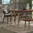 Brown Rectangular Solid with Iron Dining Table For Dining Room/Kitchen-679395297