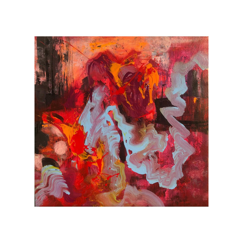 Flux de couleurs | Acrylique sur toile | Par Muhammad Yusuf