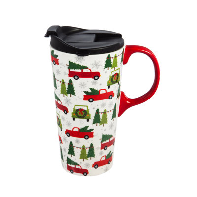 The Holiday Aisle® Jurado Ceramic Travel Mug