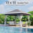 13 Ft. W X 13 Ft. D Metal Pop-up Gazebo With Mosquito Netting-110732561